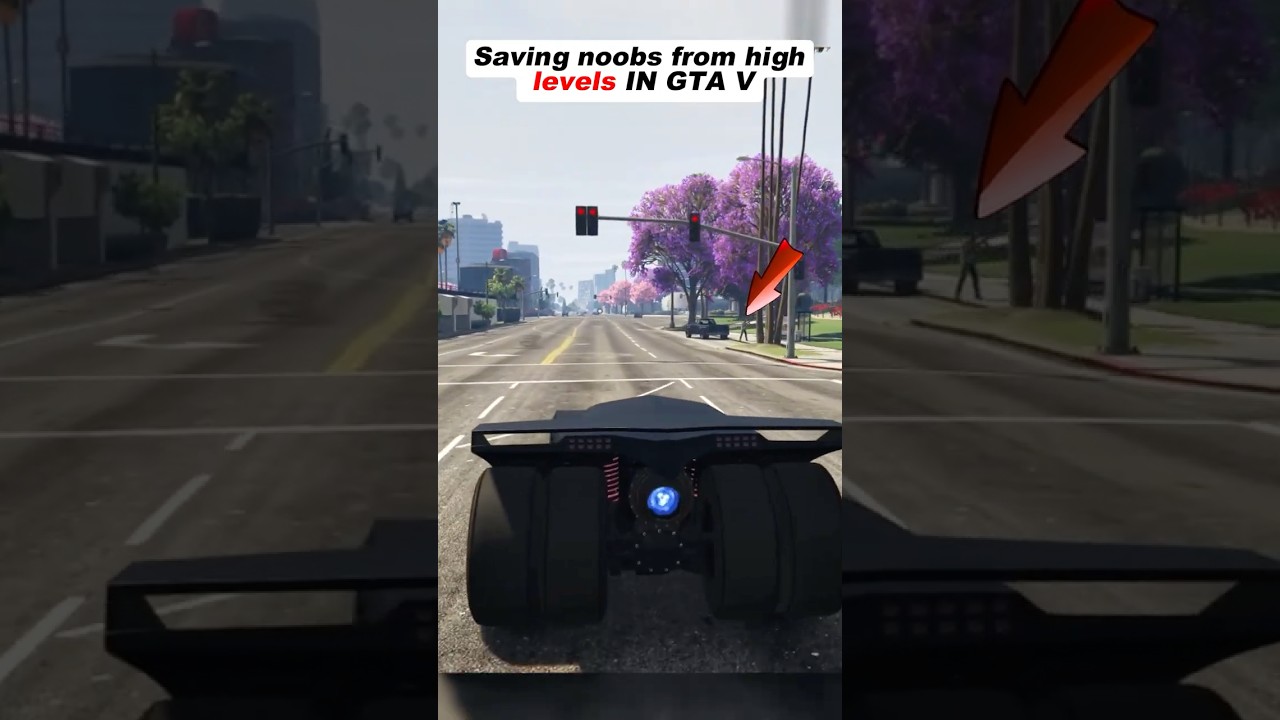 🤣🦇💀Saving noobs from high levels in GTA V #gta#gtaonline #gtanpc #funnyvideosdaily  #funny