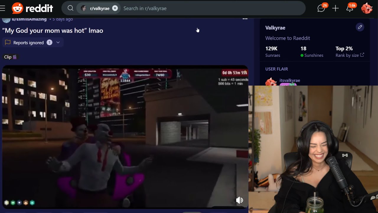 Valkyrae REACTS to Chatterbox and Mumbles FIGHTING about MOMBLES | Reddit Recap