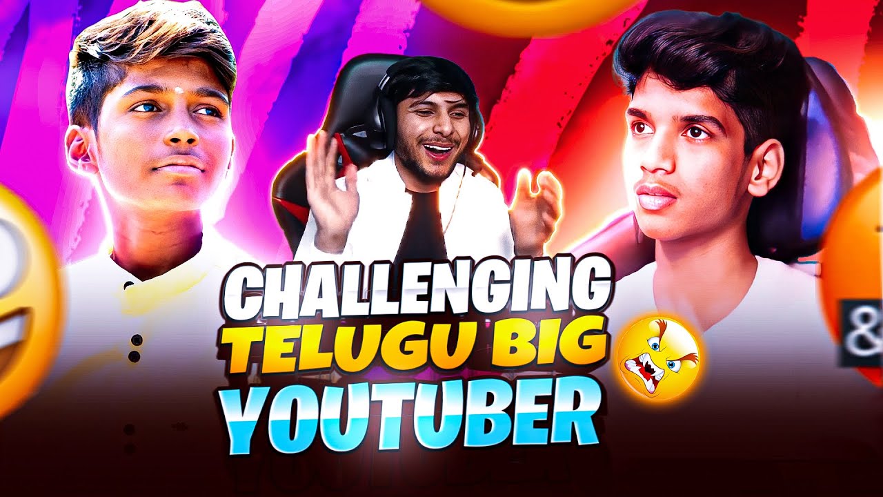 I SENT SUPERCHAT💸TO TELEGU BIG YOUTUBER🤯 1 VS 4 CHALLENGE WITH IS MAIN SQUAD😱😳 @NonstopGaming_