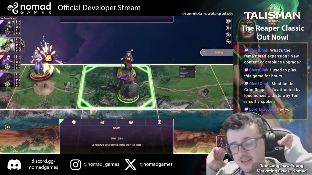 Talisman: Digital 5th Edition - 2nd Reaper Classic Developer Stream