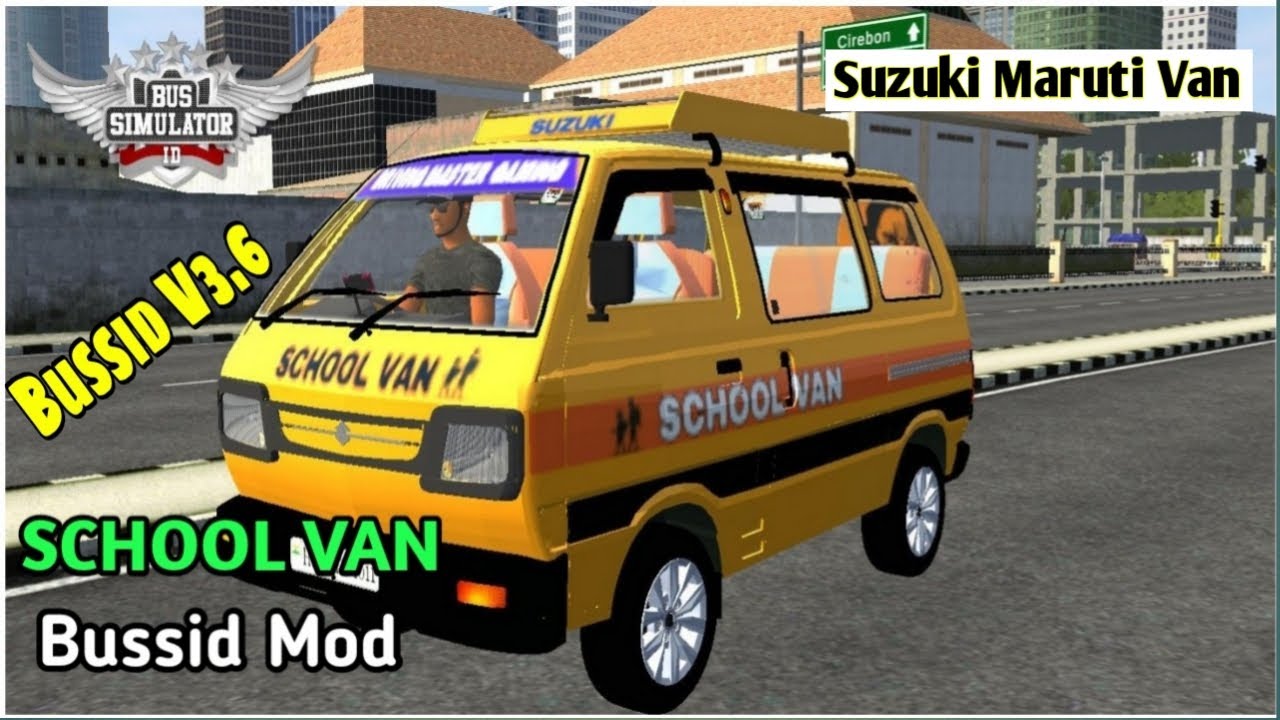 Maruti Suzuki School Omni Van Mod | New van Mod for Bussid V3.6 | New Bussid Mods