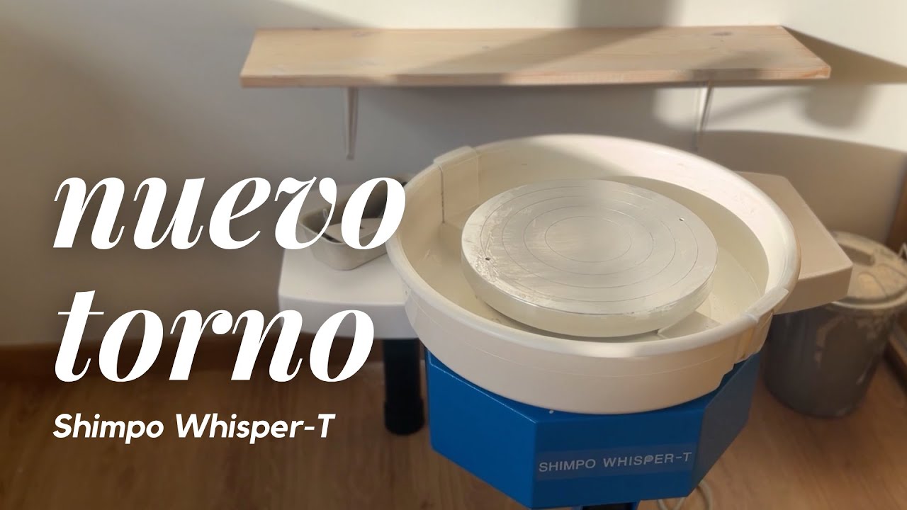 Probando mi nuevo torno Shimpo Whisper-T 🤍​