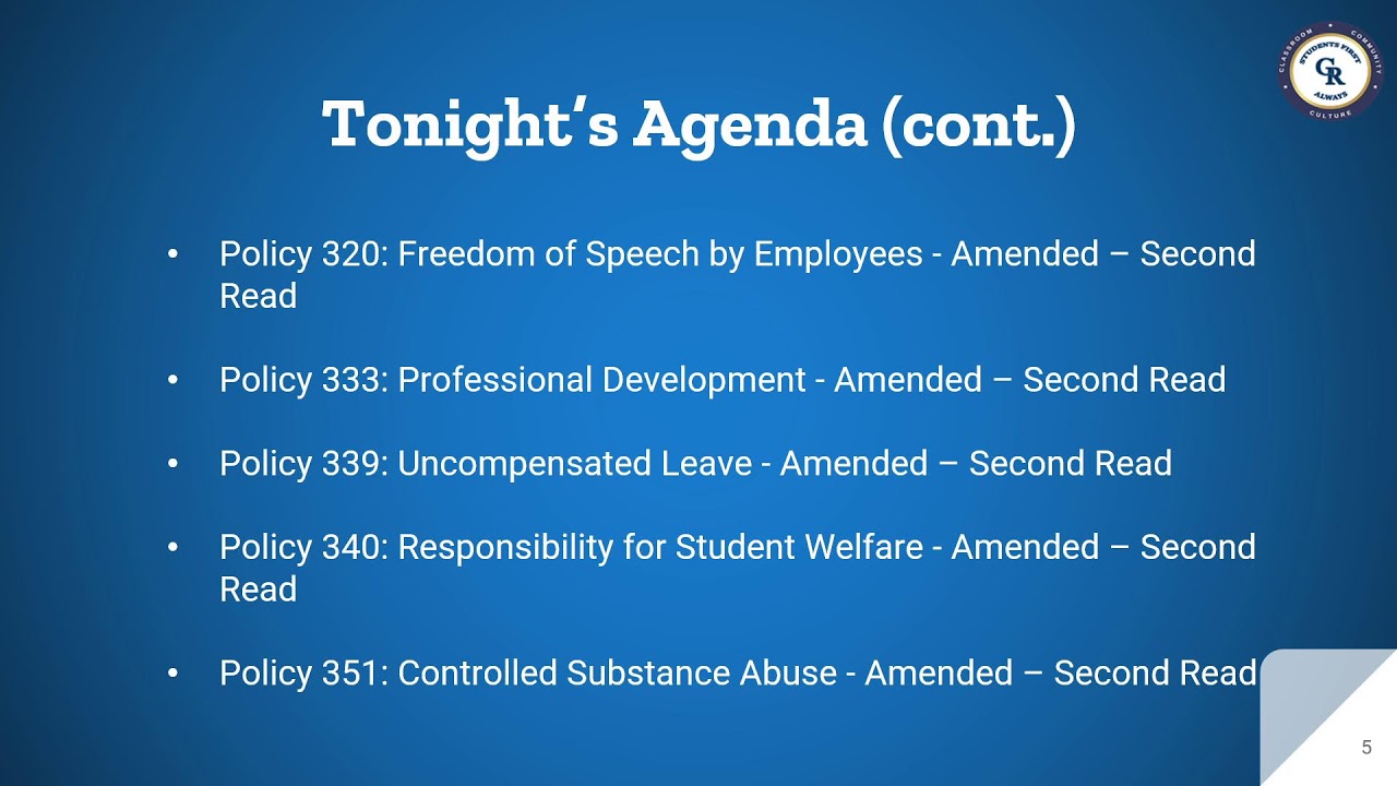 Policy Committee: March 2, 2026
