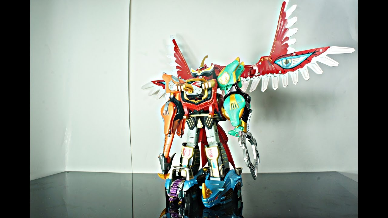 Review DX Isis Megazord -  GaoIcarus 百獣合体ガオイカロス