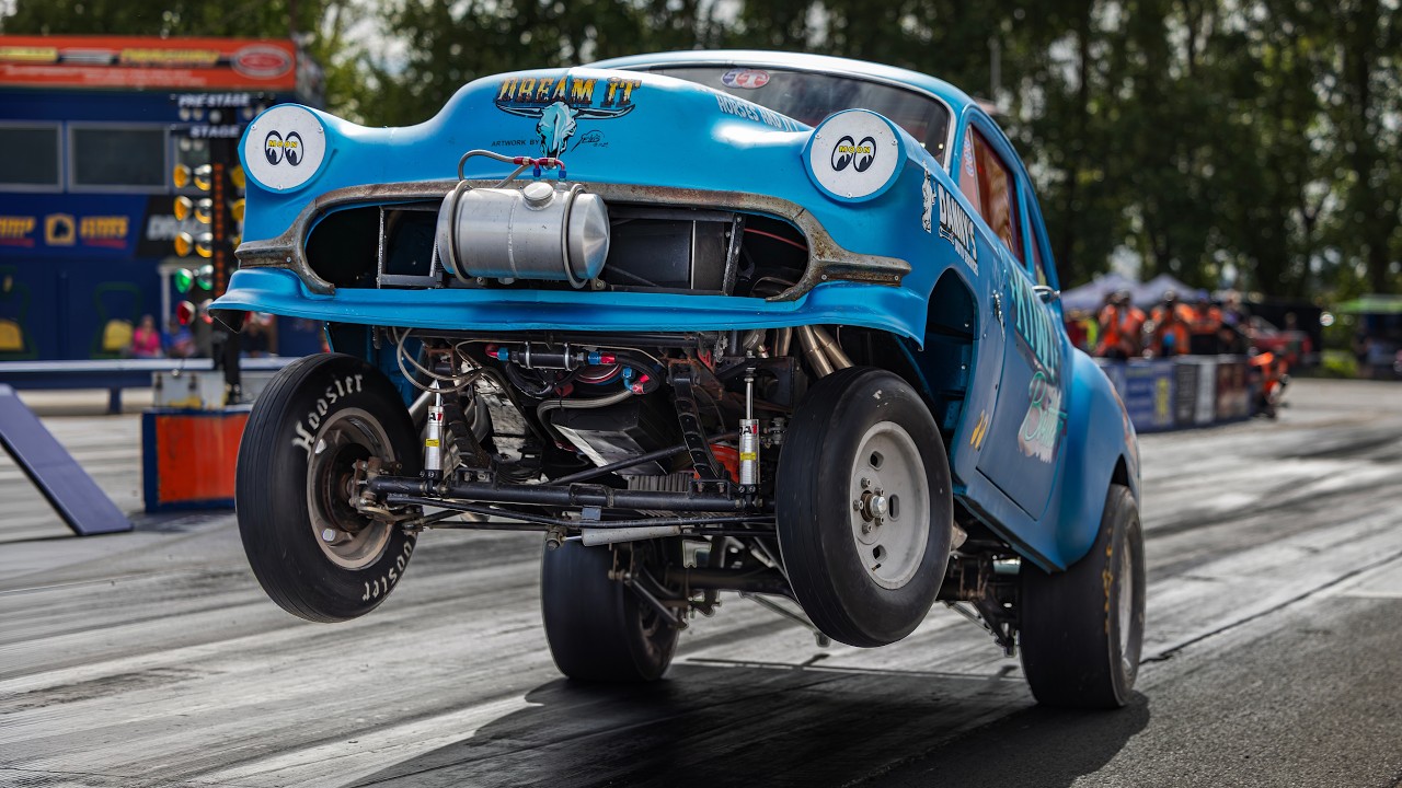 1hr of Gassers Drag Racing!! - Wheelstands, Smoke & Nostalgia in [4K]