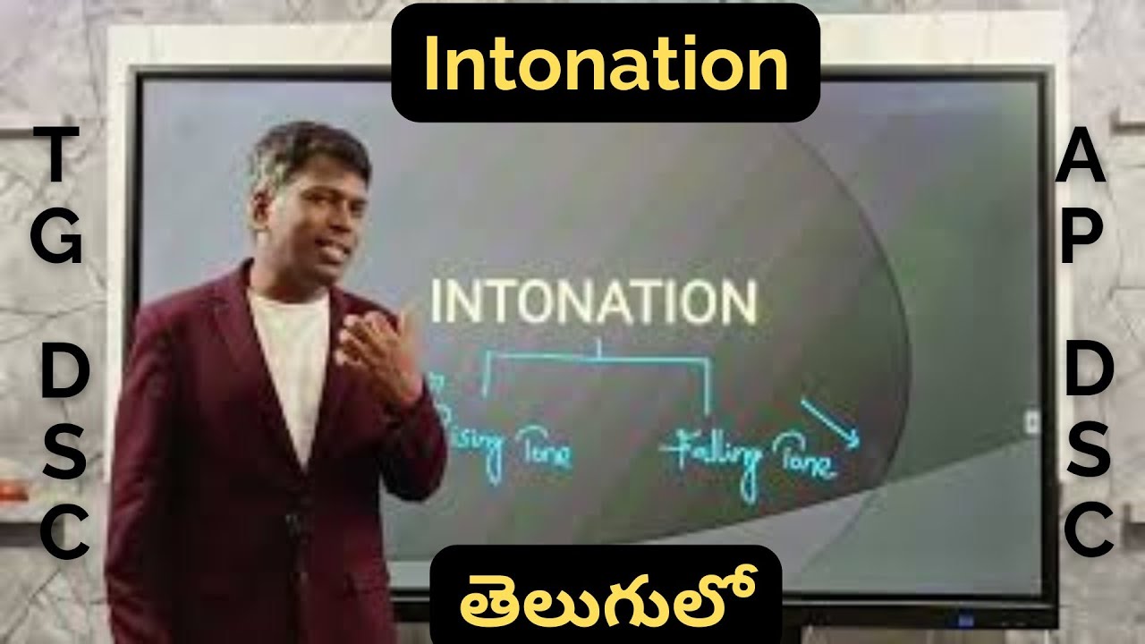 Intonation | Rising Tone & Falling Tone | Explained in Telugu