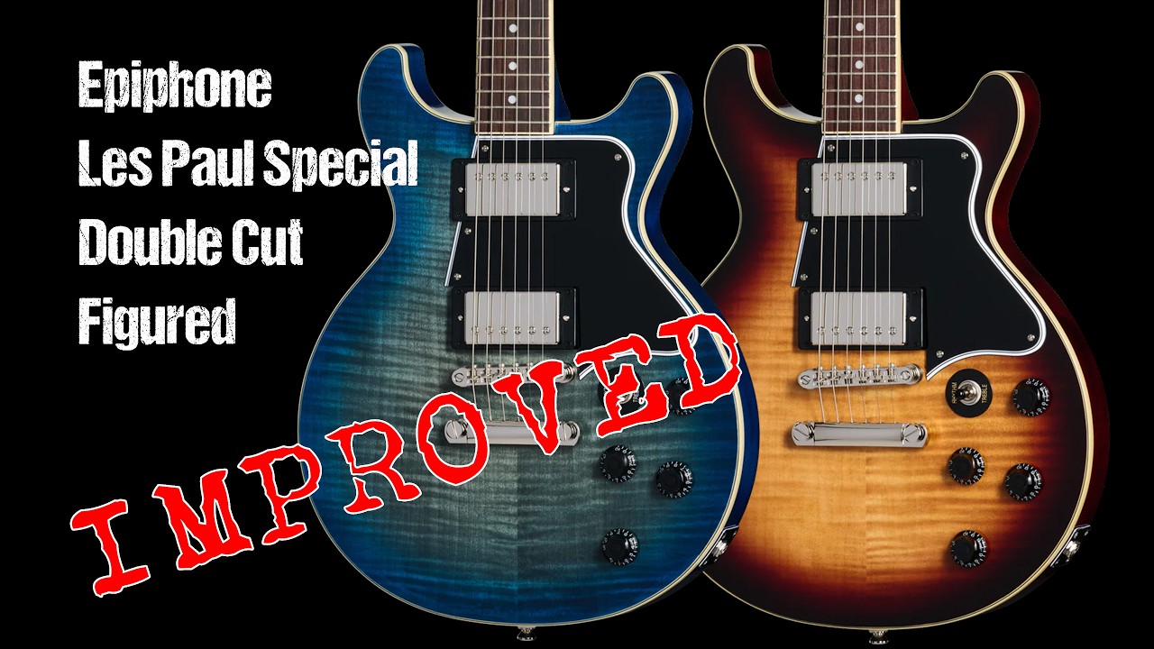 Improved Tone: Epiphone Les Paul Special Double Cut Figured #guitar #epiphone #gibson