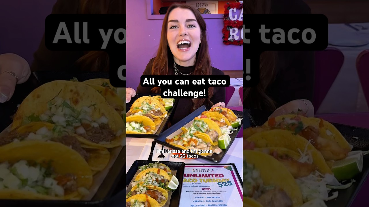 All you can eat taco challenge! 
