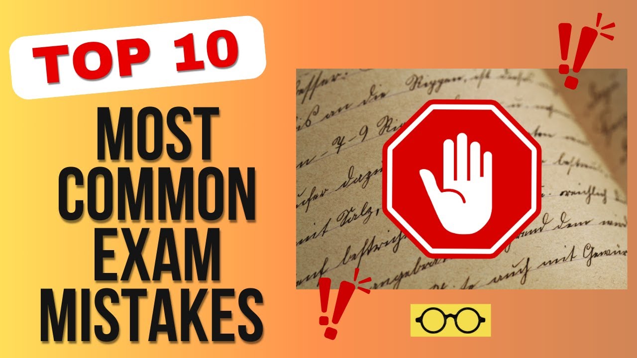 Top 10 English Exam Mistakes Examiners Hate!