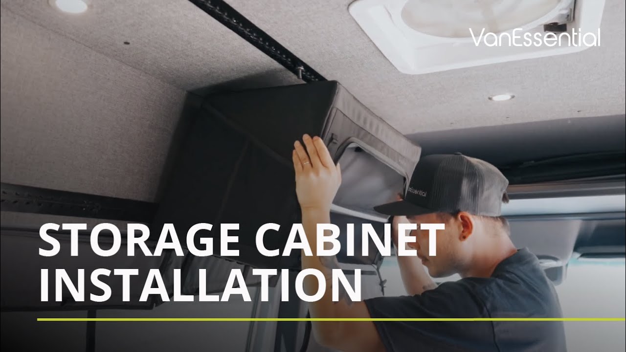 VanEssential Upper Storage Cabinet Installation