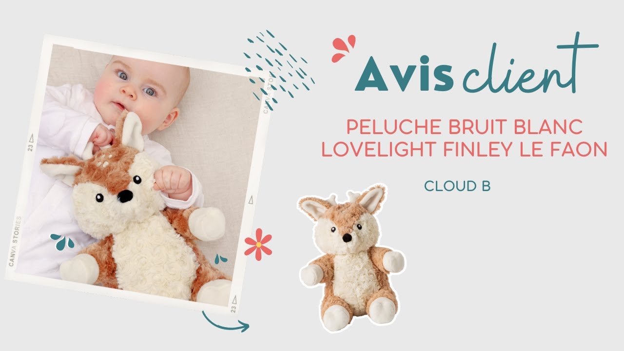 [CLOUD B] LA PELUCHE BRUIT BLANC LOVELIGHT FINLEY LE FAON