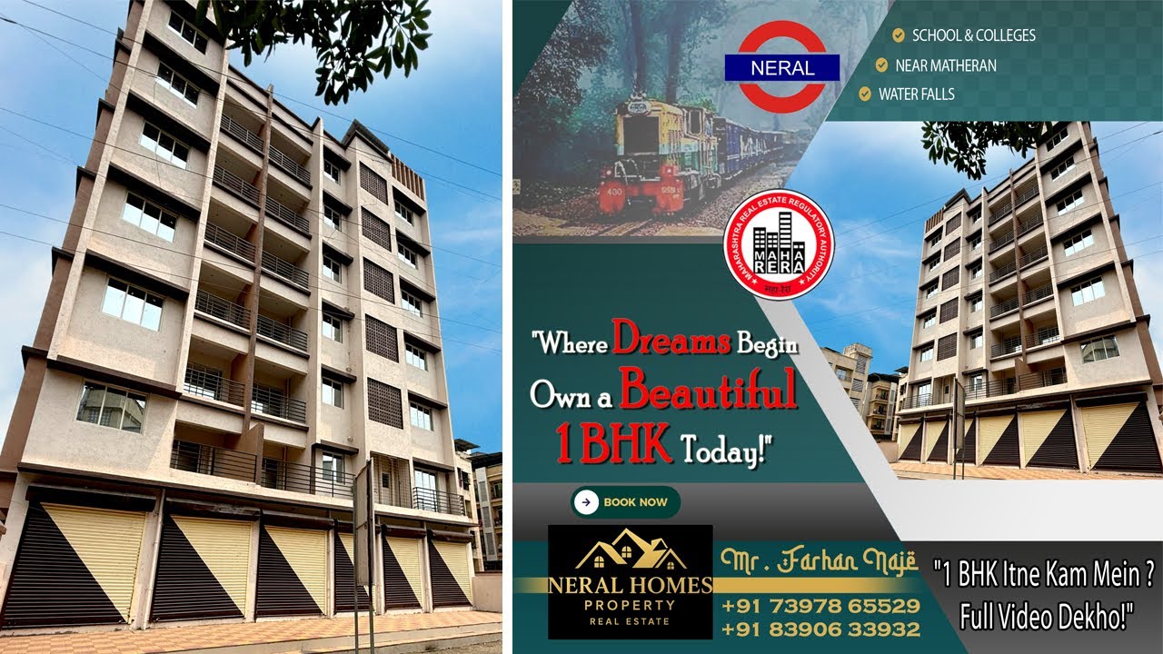 Ghar Tayyar Hai, Kya Aap Tayyar Ho? 1BHK @ Neral, Ready to Move 😍 Affordable Price Mai  