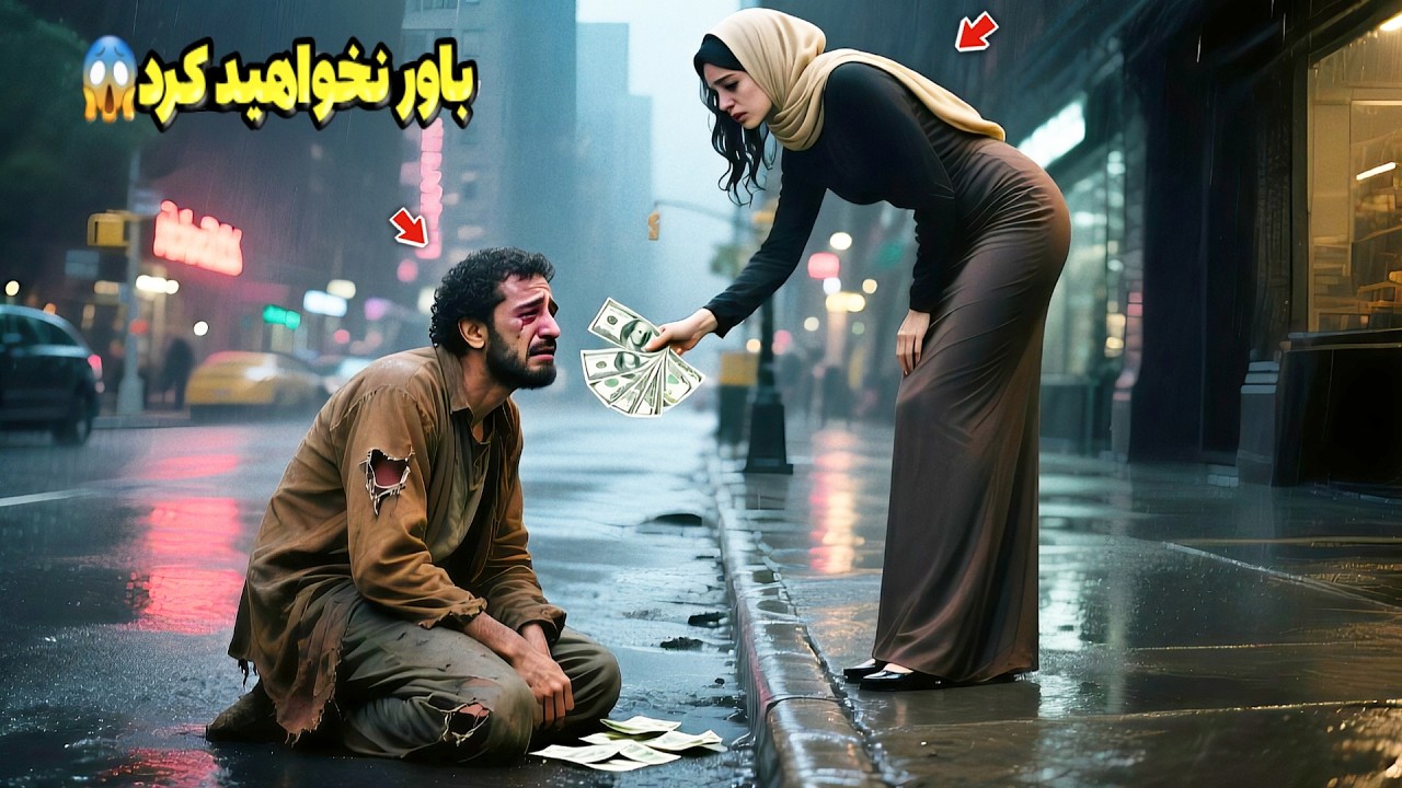 زن جوان به مرد گدا پول پیشنهاد داد تا فقط برای یک هفته با او ازدواج کند، اما کاری با او کرد که... 😱