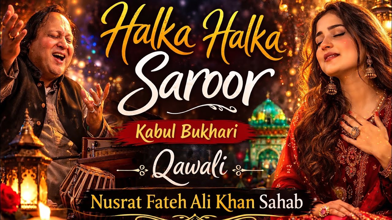 Halka Halka Saroor ✨ | Kabul Bukhari | Qawali | Nusrat Fateh Ali Khan Tribute
