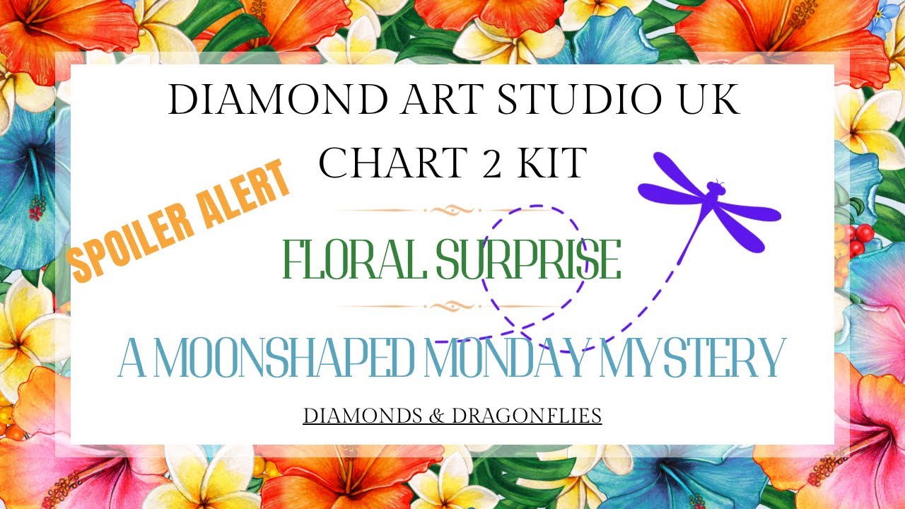 SPOILER ALERT!!! FLORAL SURPRISE FIRST LOOK!!! DIAMOND ART STUDIO UK!!
