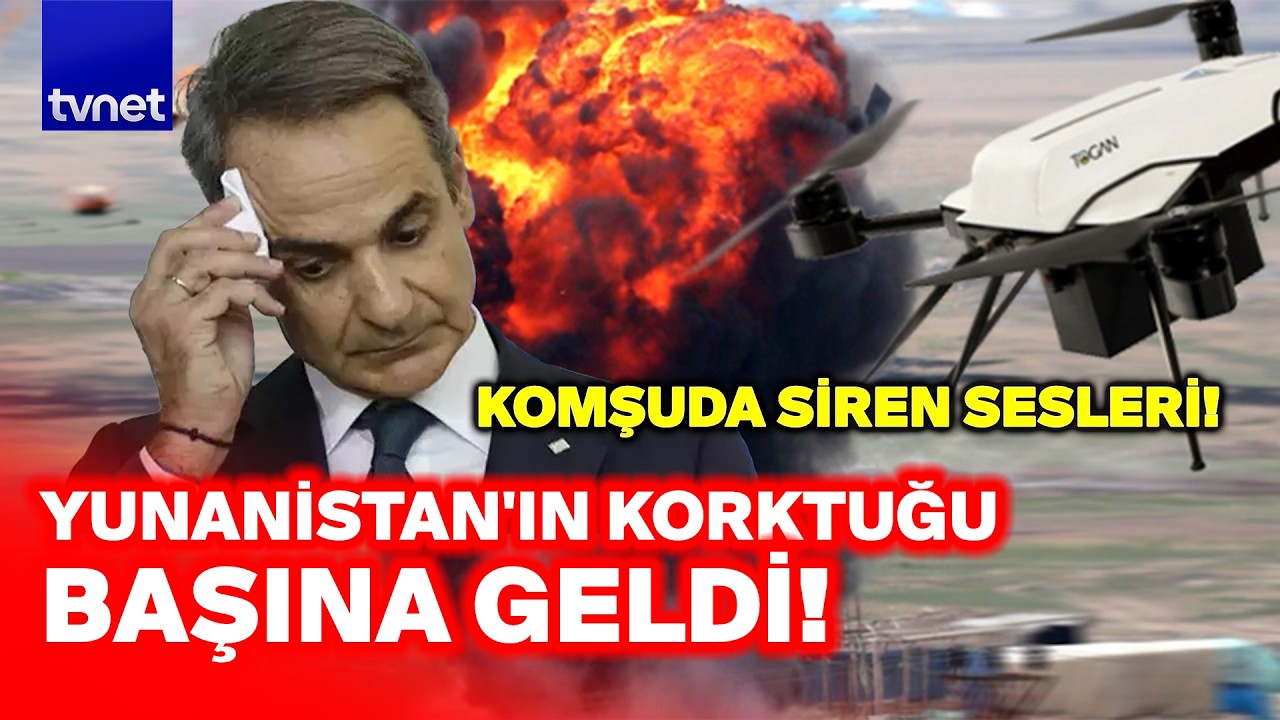 YUNANLILAR KAÇACAK DELİK ARADILAR! Türk Kamikaze Dronları Yunanistan'ı birbirine kattı!