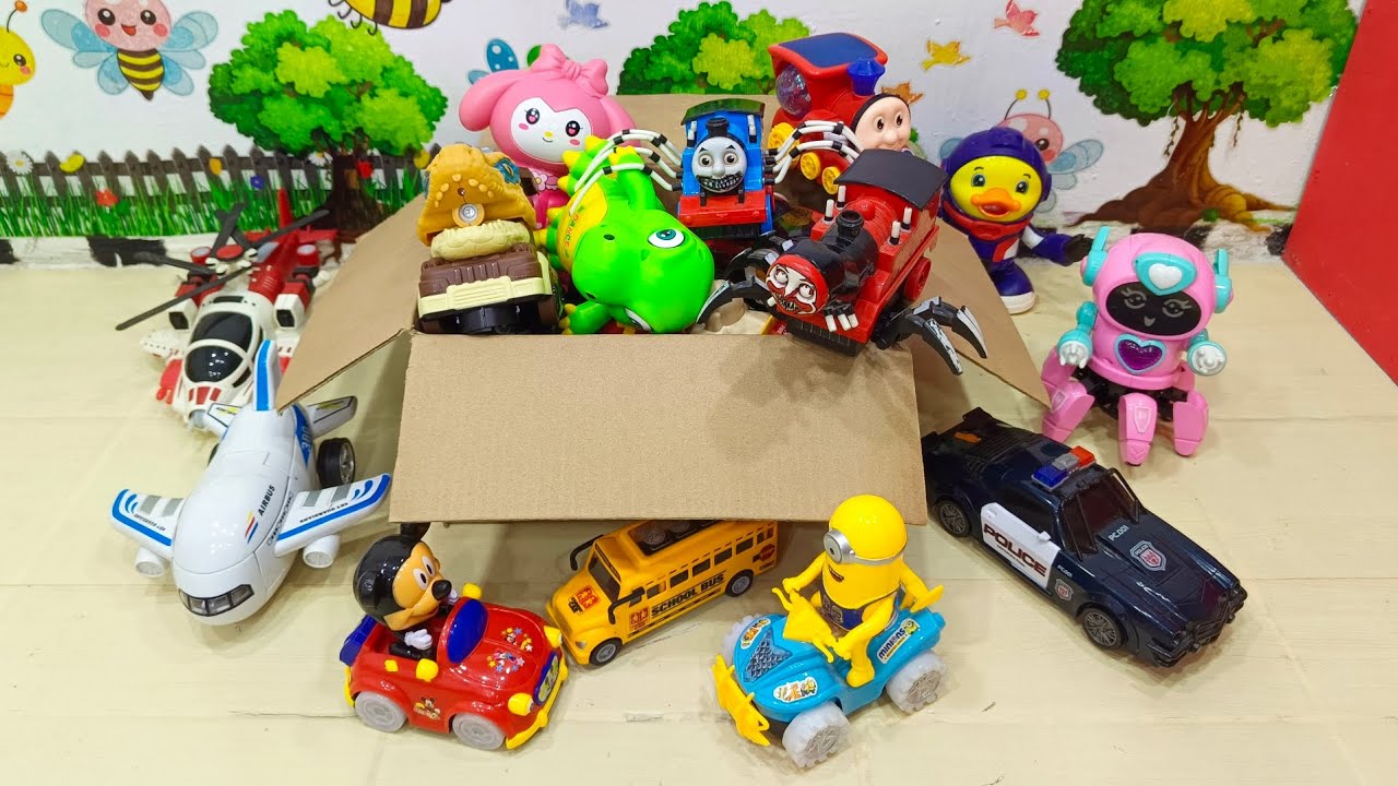 Ada Kotok Penuh Mainan Bus Tayo Kereta Choo Choo Charles Thomas Exe Robot Joged Dance Pesawat Mobiln
