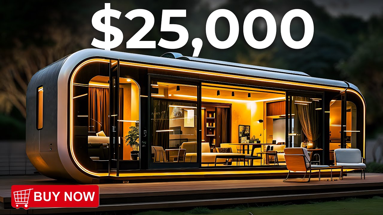 8 Affordable Micro House Pod Under $50K – Fully Furnished & Ready to Move In