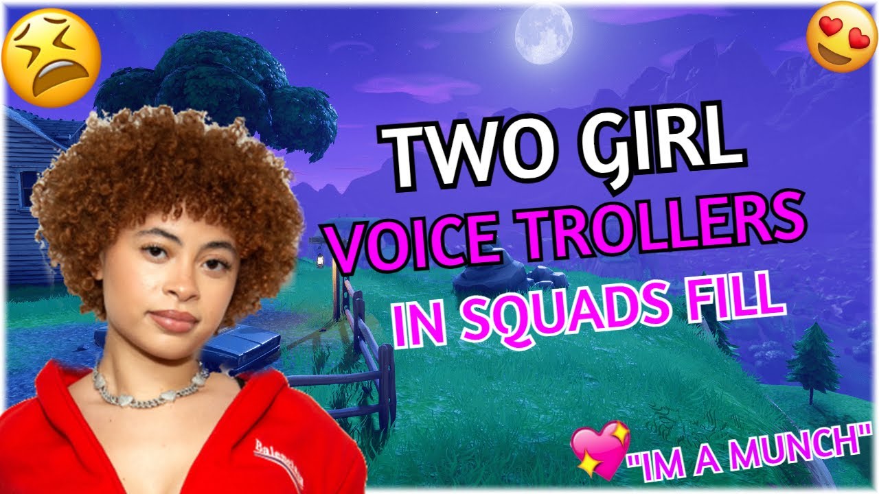 2 GIRL VOICE TROLLERS IN SQUADS FILLS 😫💖