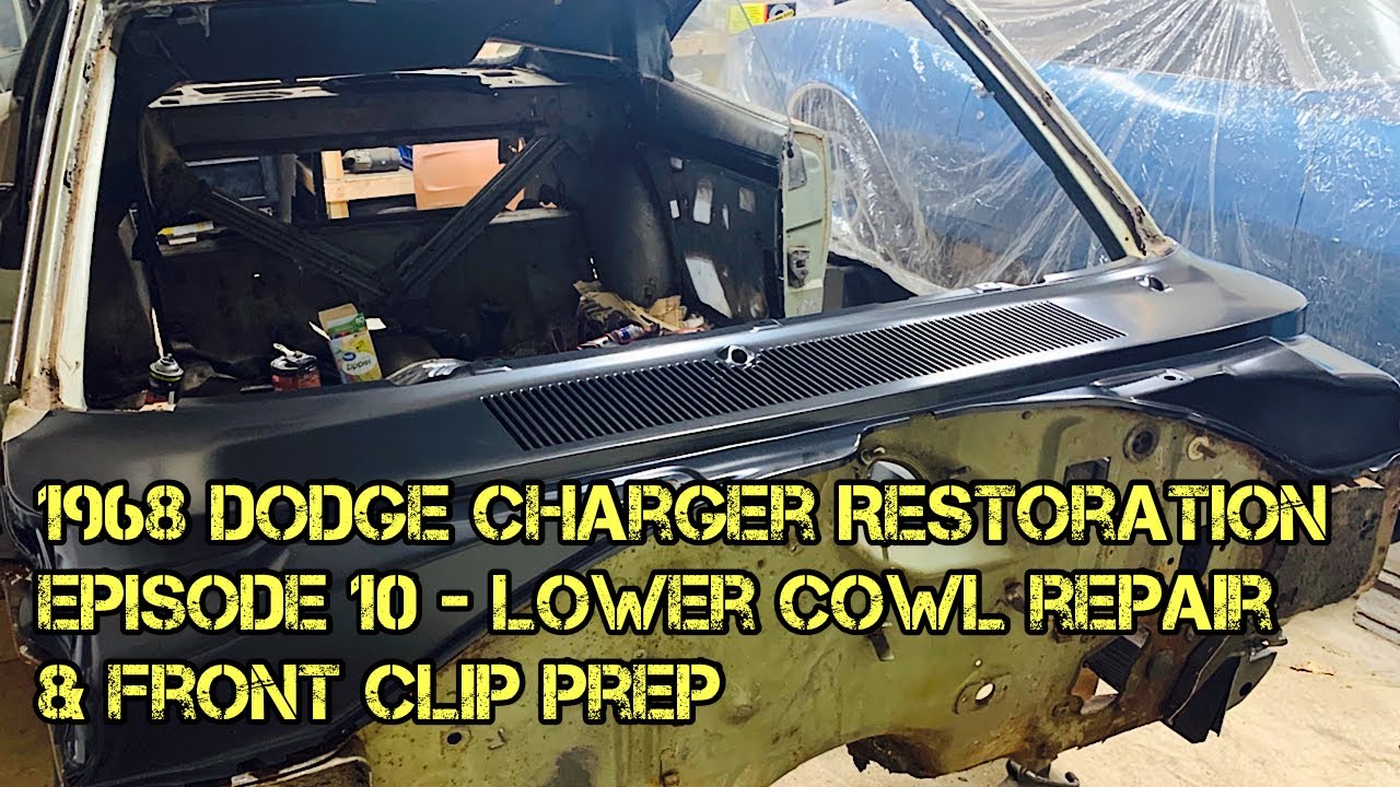 Реставрация Dodge Charger 1968 года — Эпизод 10 — Ремонт нижней части капота и подготовка передне...