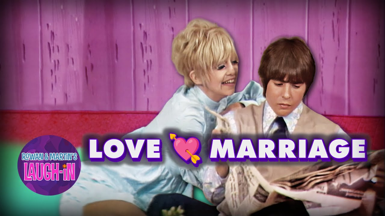 Laugh-In Takes On Wedded Bliss | Featuring Goldie Hawn and Davy Jones | ROWAN & MARTIN'S LAUGH-IN