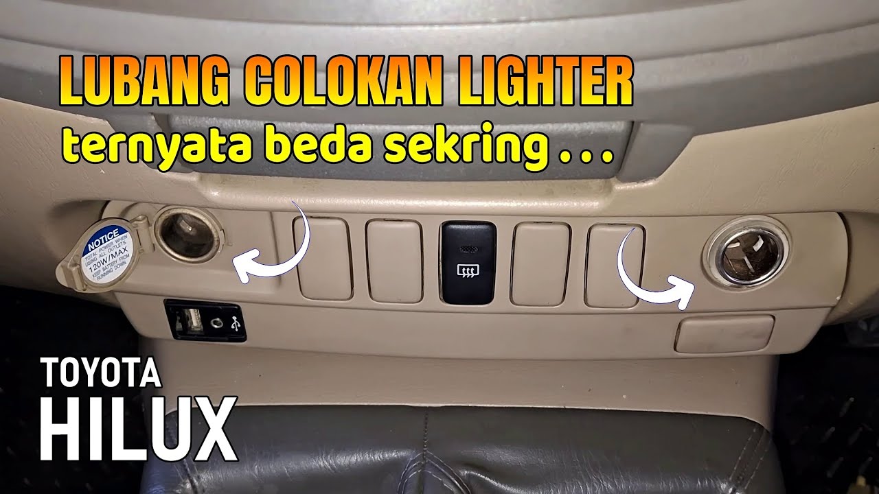 Colokan Lighter tidak berfungsi, cek bagian ini...