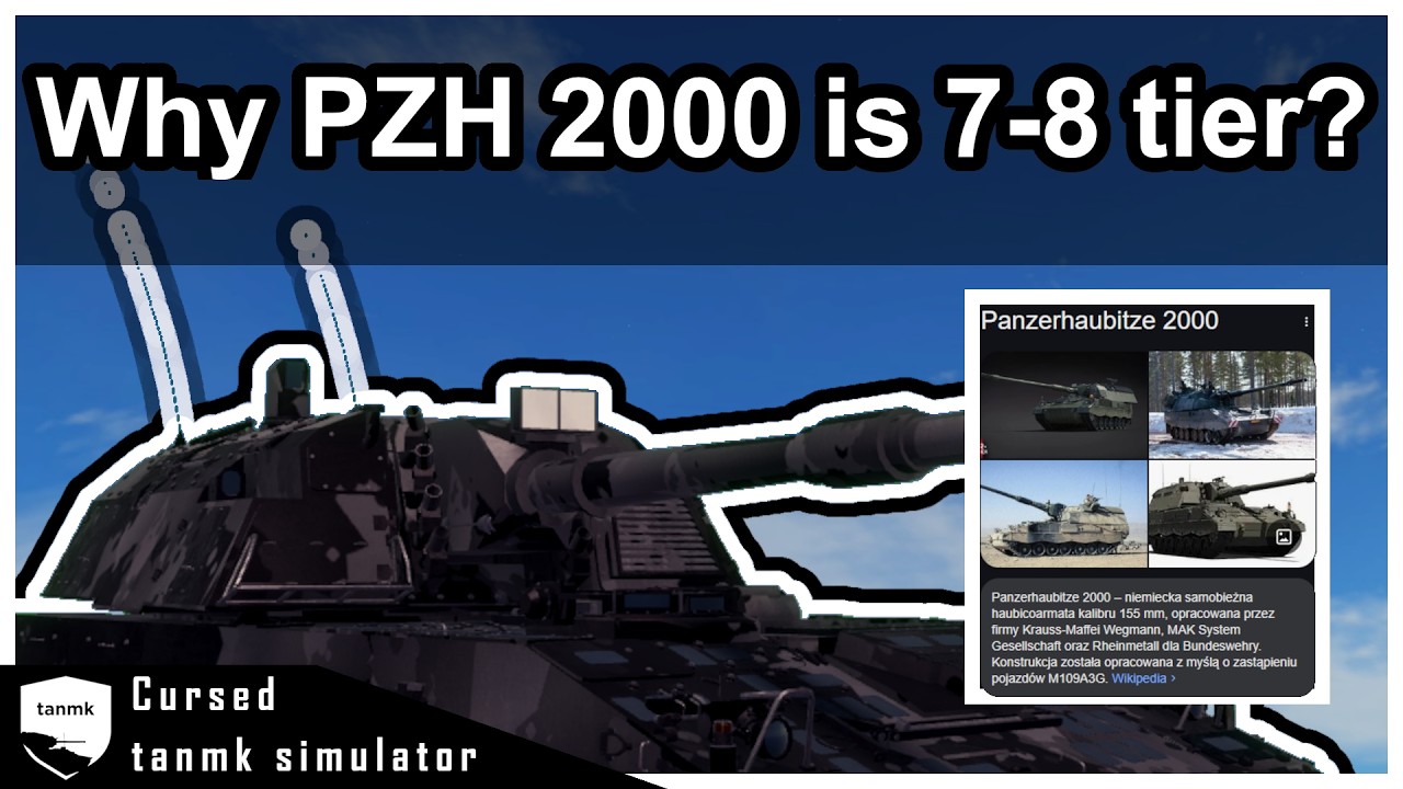Why PZH2000 is 7-8 tier | cursed tank simulator