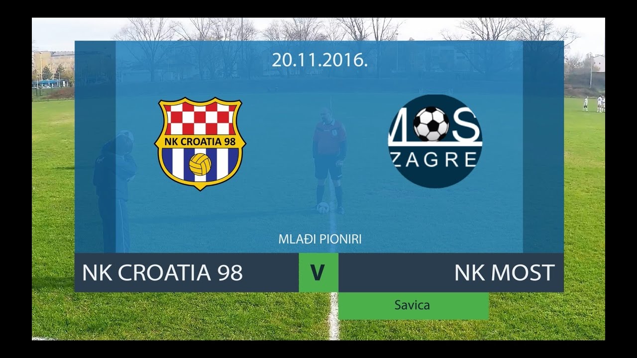 NK Croatia 98 - NK Most 1:0 (Mlađi pioniri-20.11.2016.)