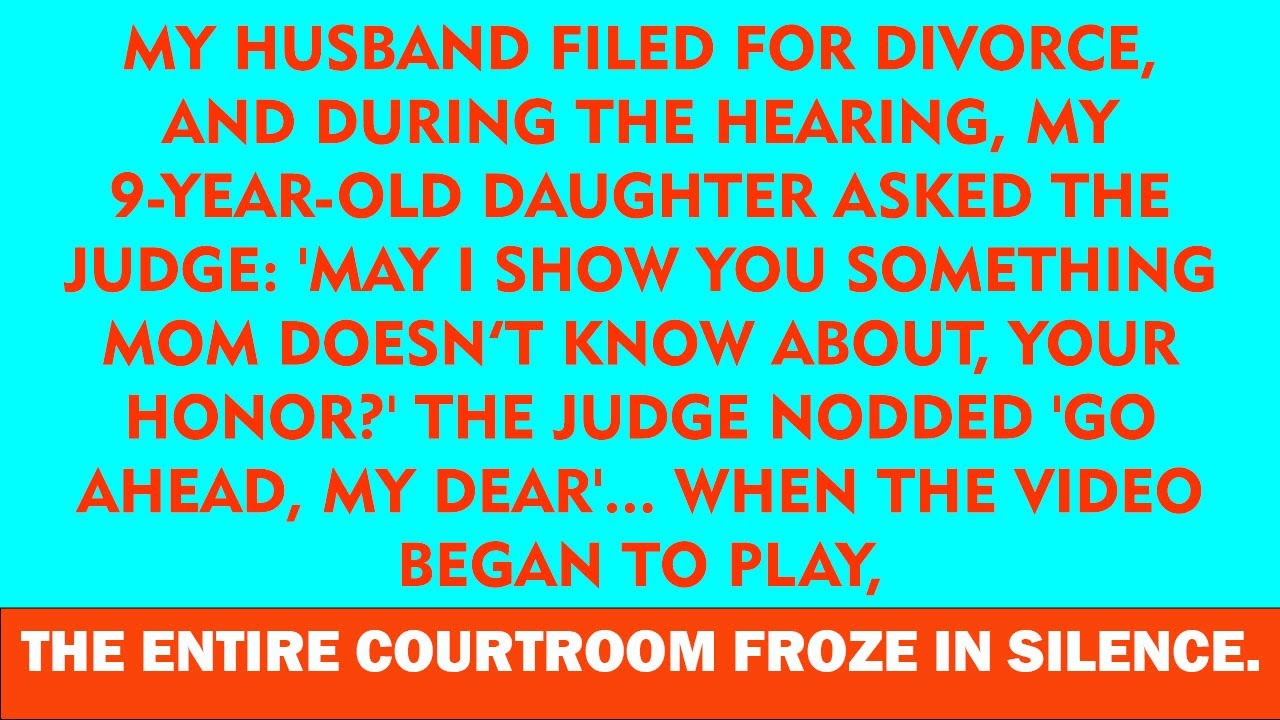 At Our Divorce Hearing, My 9-Year-Old Asked to Show the Judge a Video – The Court Was Stunned.