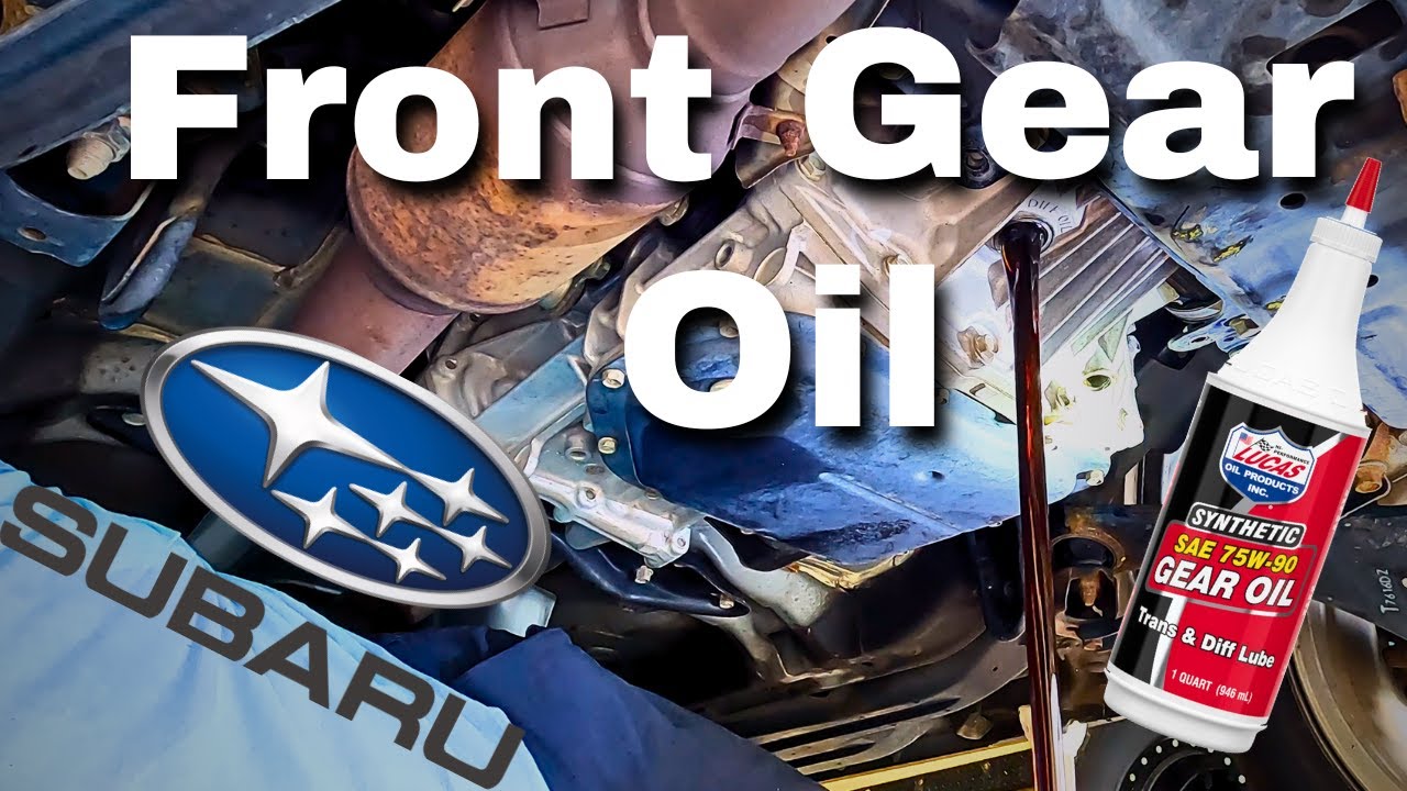 Subaru Forester Front Axle Gear Oil Change