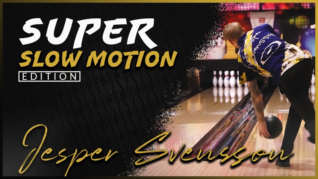 Jesper Svensson Super Slow Motion Bowling Release (So Smooth!)