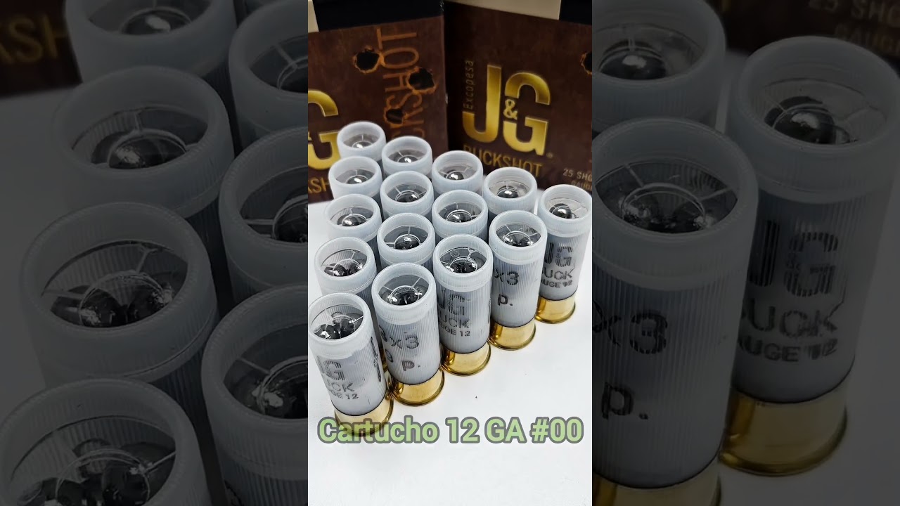 🔥CARTUCHO 12 GA #00🔥