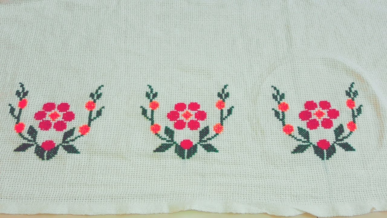 new dusuti bedsheet/tablecloth easy embroidery border design