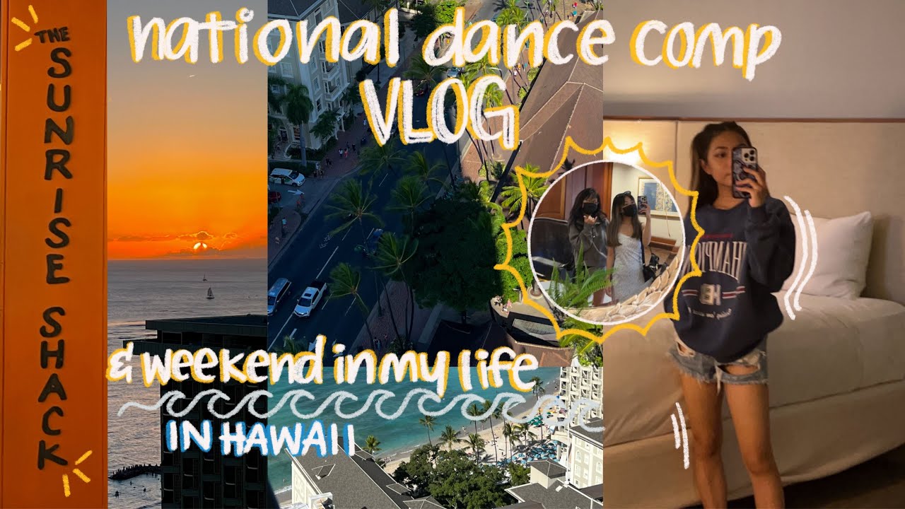 school national dance competition vlog & weekend in my life || hawaii
