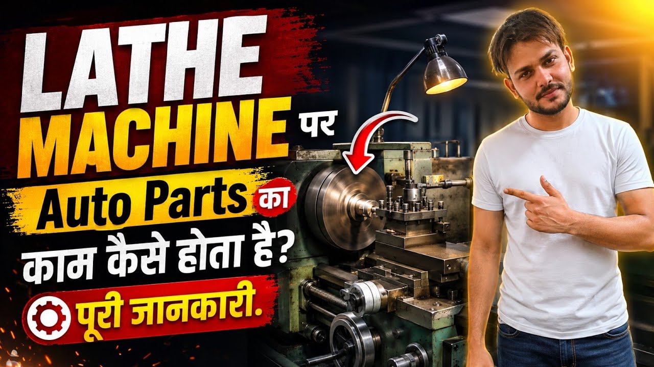 Lathe Machine Kaise Work Karta Hai? Puri Jankari 100% | Faizan Auto Service 