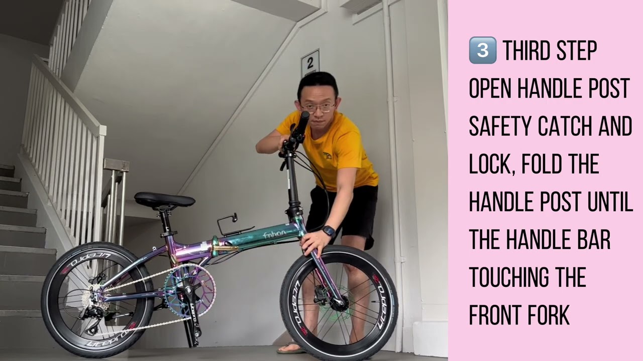 5 Steps Folding Fnhon Blast Gust Tornado Zephyr Crius Velocity Master Foldable bike Foldie Bicycle