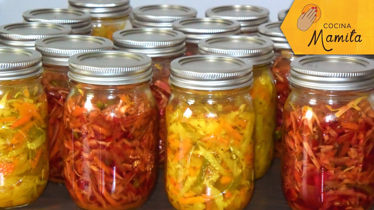 CURTIDO ENLATADO | Cocina Mamita