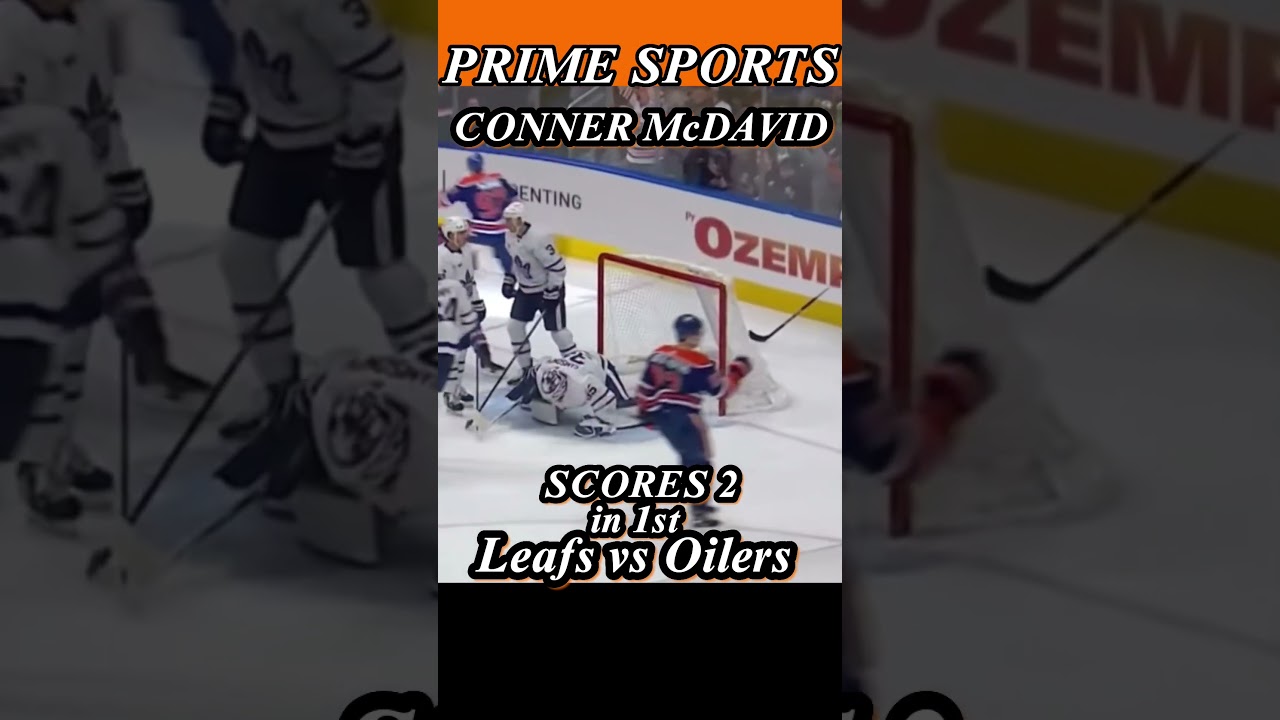 NHL Leafs vs Oilers Highlights. Connor McDavid Scores Two Goals in First Period. Oilers Win 5-2