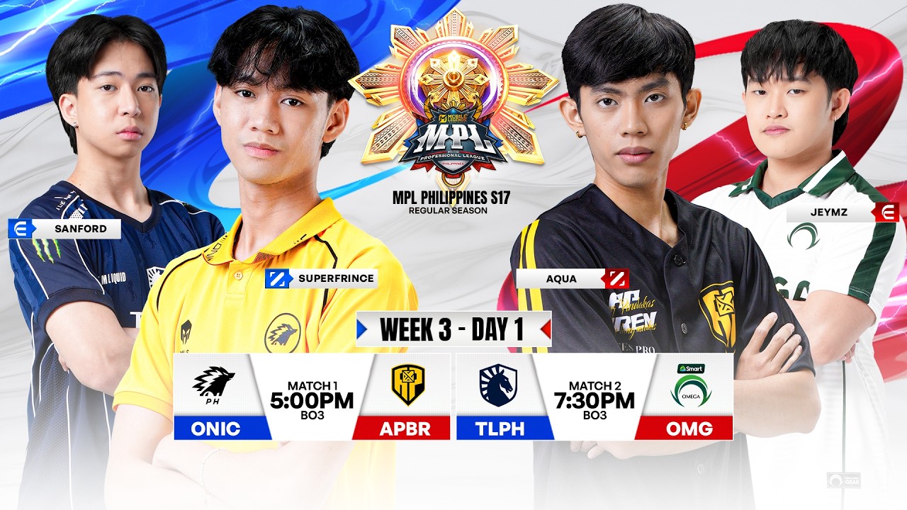 🔴 REBROADCAST | MPL PH S17 | ENGLISH - Week 3 Day 1