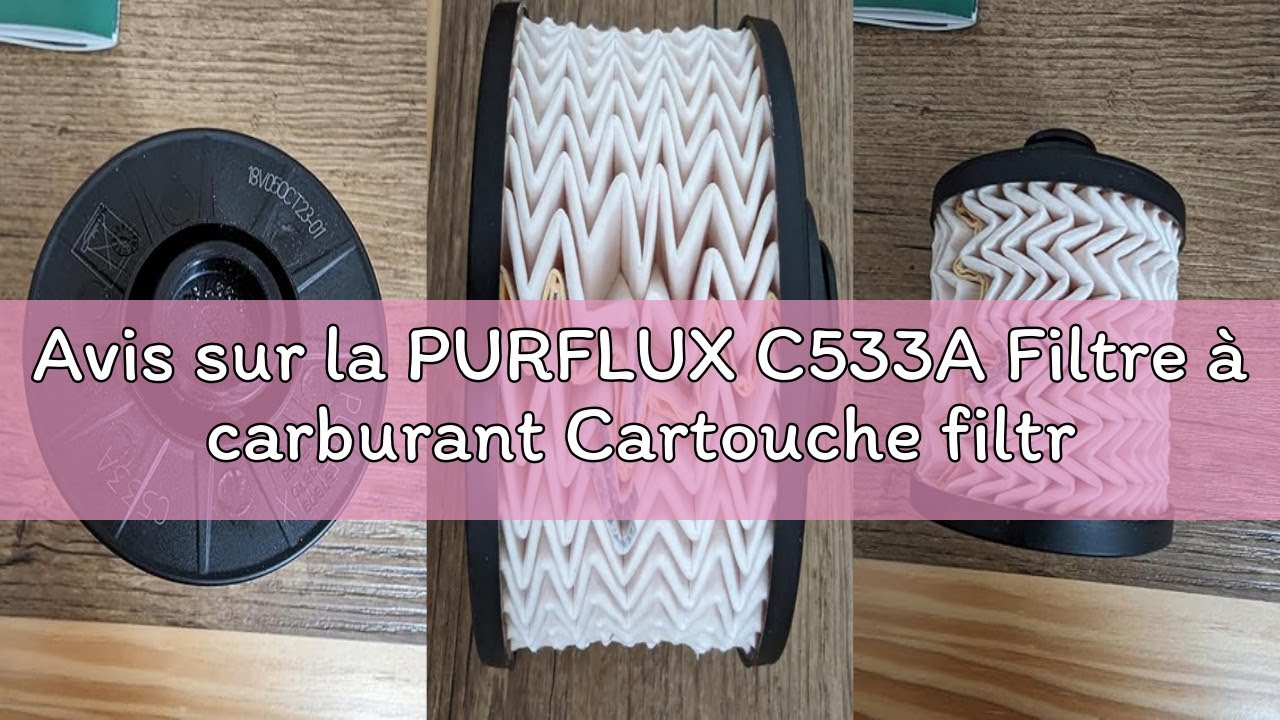 Avis sur la PURFLUX C533A Filtre à carburant Cartouche filtrante