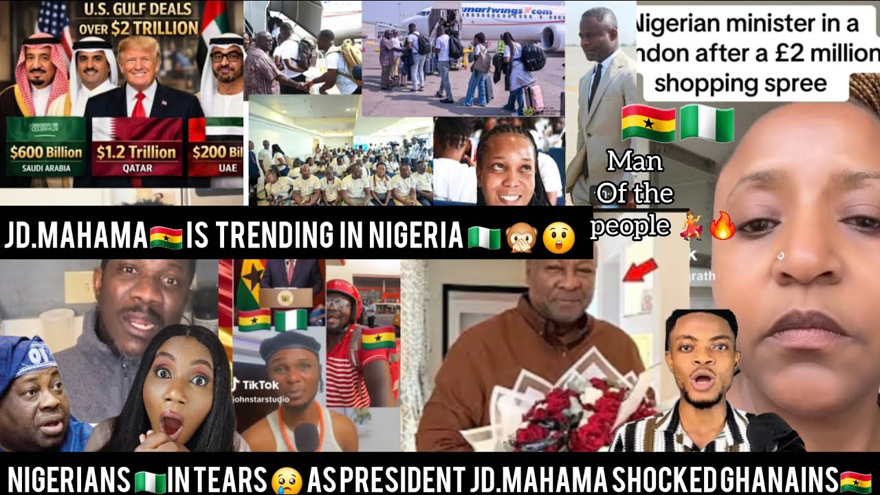 GHANA'S🇬🇭PRES.JOHNDRAMANIMAHAMA INCREDIBLE ACT👌DRIVES NIGERIANS🇳🇬TO TEARS😢 