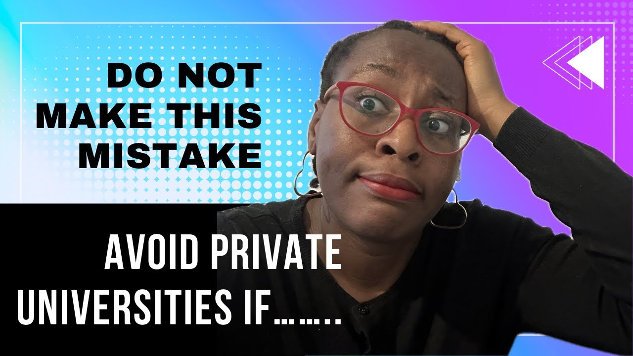Do not make this big 'MISTAKE'  .... Avoid German private Universities if.........