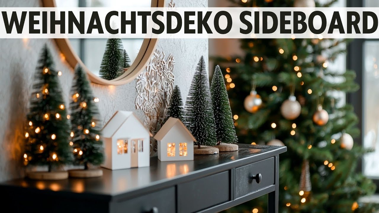 🎄Weihnachtsdeko für das Sideboard: 20+ Stilvolle Ideen, die dein Wohnzimmer verzaubern! ✨