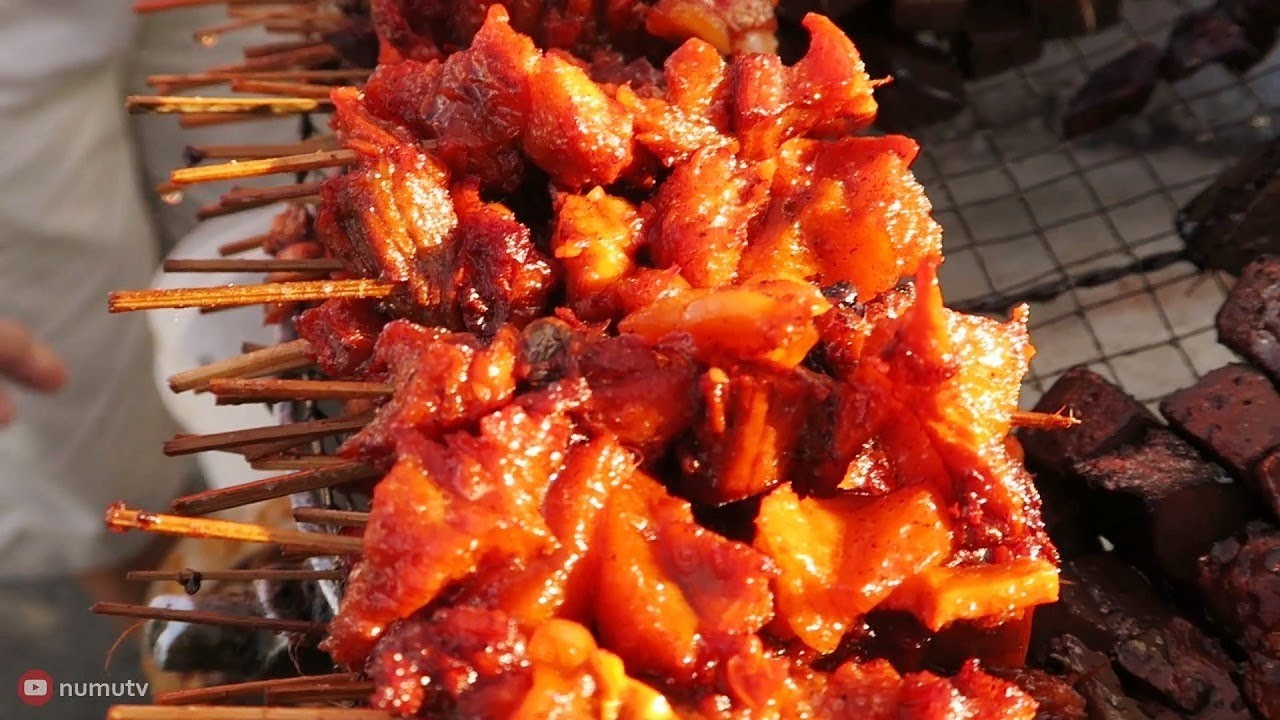 Philippines Street Food - DOS TRES / TRES CUATRO (Fried Bopis Litid)