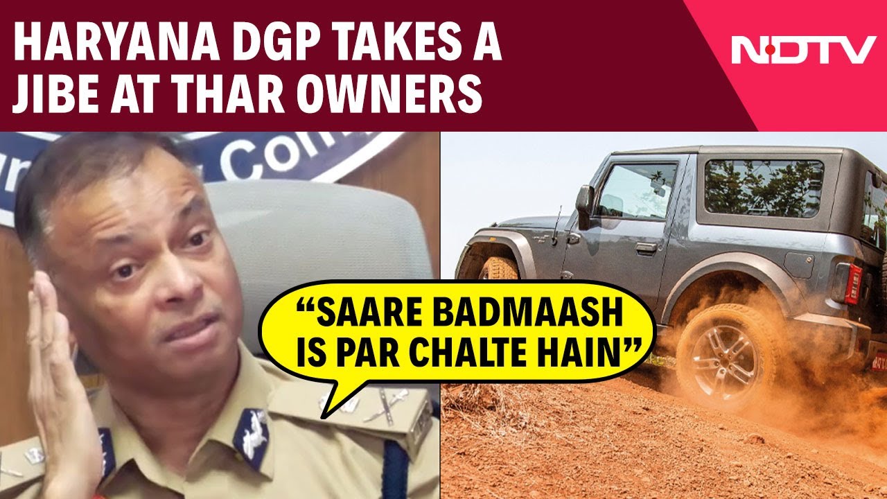Haryana DGP OP Singh's 'Viral' Remark On 'Bullet And Thar'