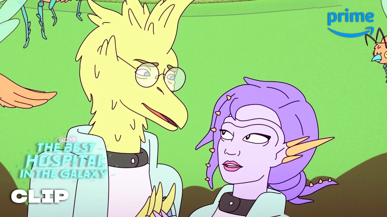Dr. Sleech and Dr. Plowp's Bonding Moment | The Second Best Hospital in the Galaxy | Prime Video