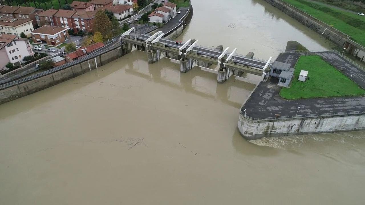In volo sopra lo Scolmatore, l'opera idraulica che ha 