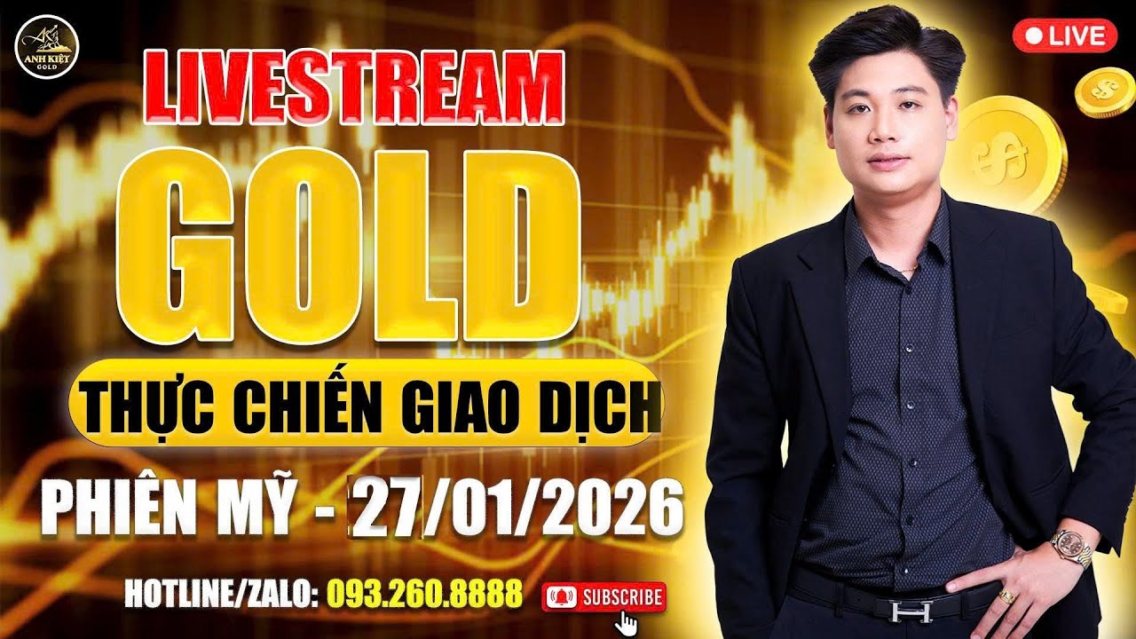 LIVESTREAM TRADING XAUUSD/FOREX (27/01/2026)- Thực chiến lướt sóng Vàng phiên Mỹ. #giá vàng hôm nay