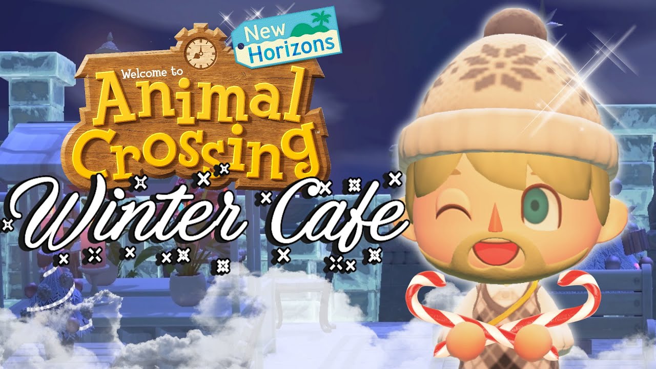 Building a Winter Café Made of Ice // ACNH Speedbuild