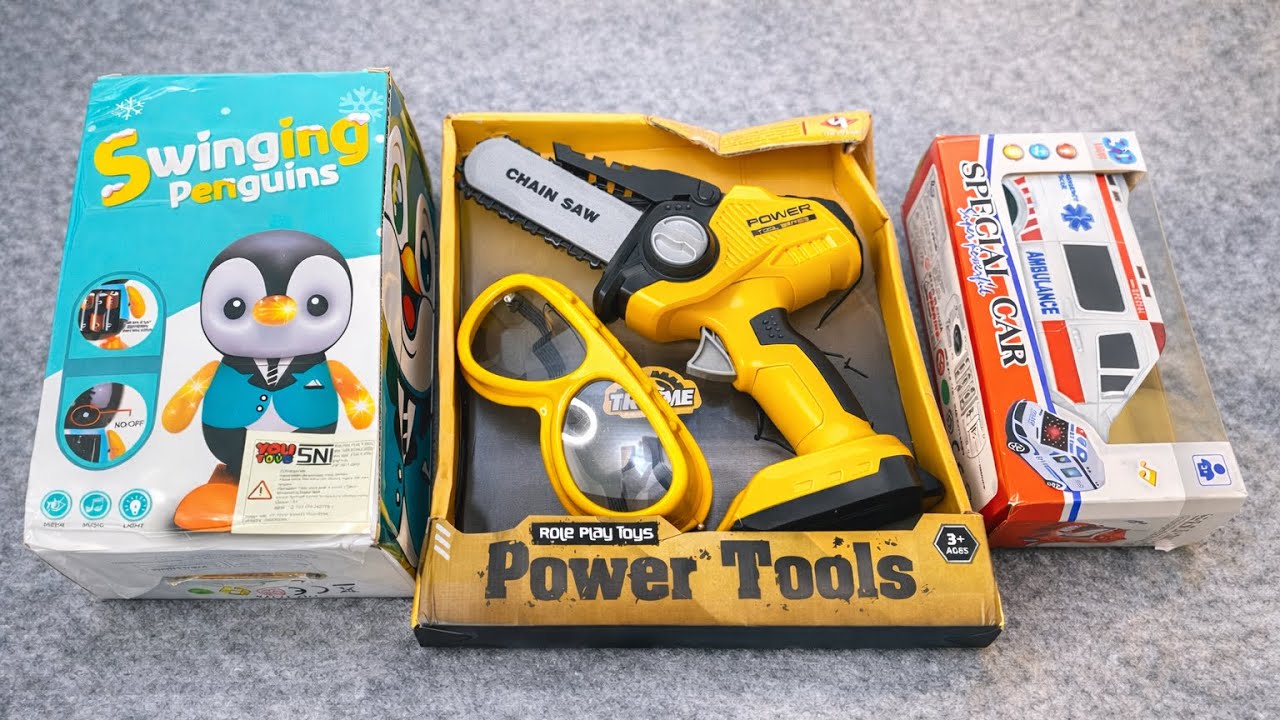 7:03 Minutes Satisfying with Unboxing police, Dolls,Toys Set,Swing&Slide Collection ASMR | Review